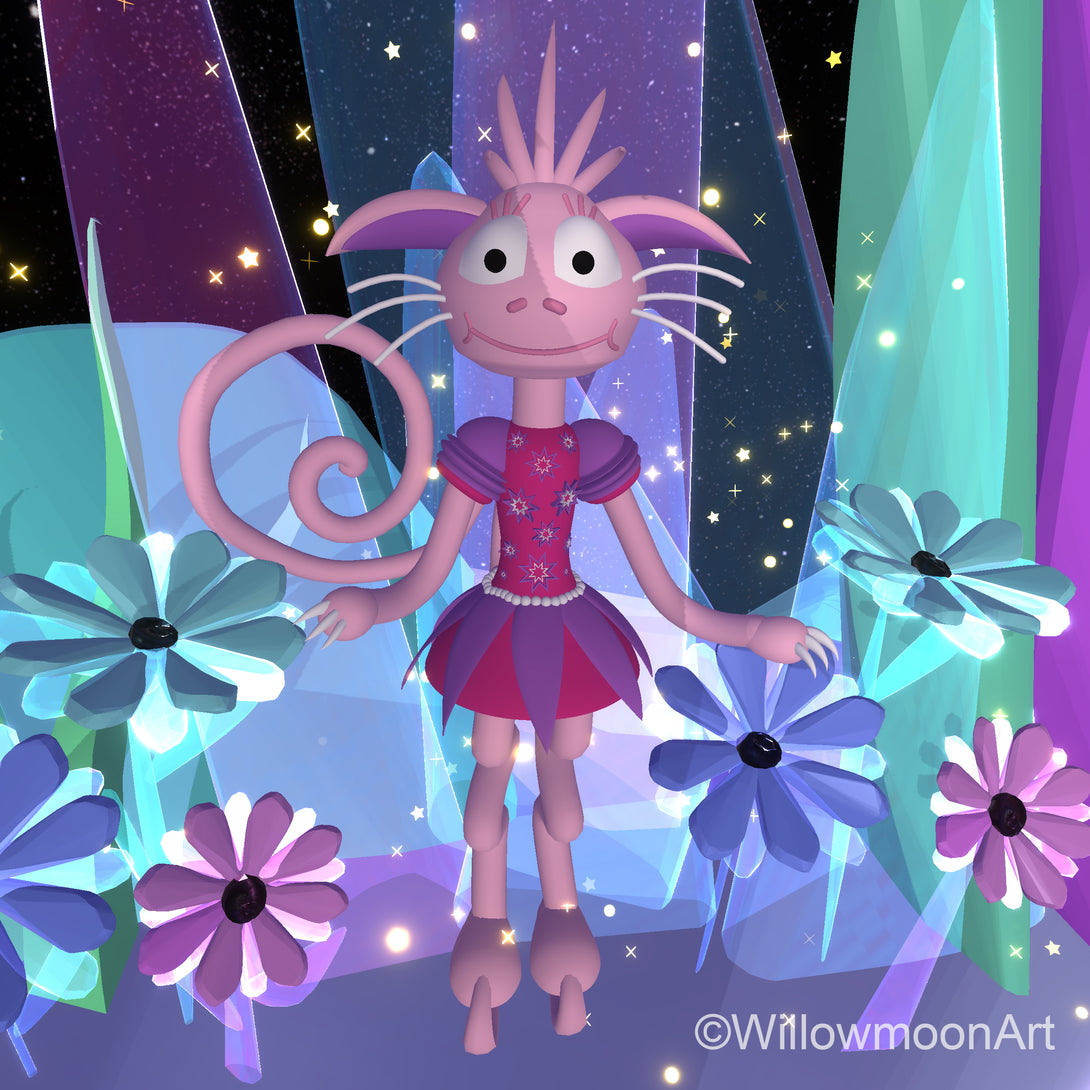 Katia - 3D alien by Willowmoon Art - Virtual Reality artist and animator